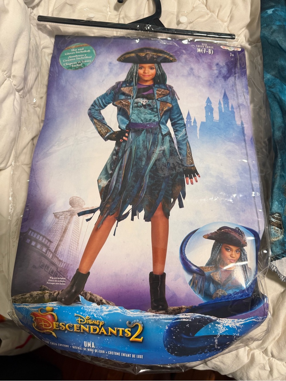 Girls Disney descendants 2 uma costume M 7-8 - Picture 2 of 4